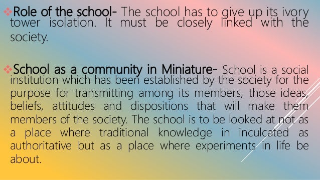 school and society in hindi School is a miniature society-essay